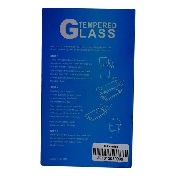 Glass Tempered Screen Protectors For Motorola E5 Cruise 9H New - Picture 3 of 5